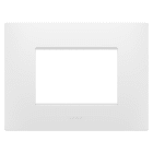 GEWISS - PLACCA EGO - IN TECNOPOLIMERO - 3 POSTI - BIANCO SATINATO - CHORUSMART GW16003PW
