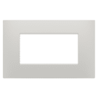 GEWISS - PLACCA EGO - IN TECNOPOLIMERO - 4 POSTI - ARGILLA - CHORUSMART GW16004CY