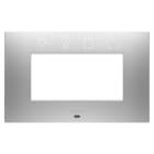 GEWISS - PLACCA EGO SMART - IN TECNOPOLIMERO VERNICIATO - 4 POSTI - MAGNETIC GRAY - CHORUSMART