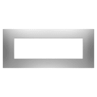 GEWISS - PLACCA EGO - IN TECNOPOLIMERO VERNICIATO - 7 POSTI - MAGNETIC GRAY - CHORUSMART GW16007GR