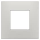 GEWISS - PLACCA EGO INTERNATIONAL - IN TECNOPOLIMERO - 2 POSTI - ARGILLA - CHORUSMART GW16022CY