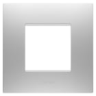 GEWISS - PLACCA EGO INTERNATIONAL - IN TECNOPOLIMERO VERNICIATO - 2 POSTI - MAGNETIC GRAY - CHORUSMART