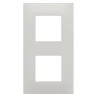 GEWISS - PLACCA EGO INTERNATIONAL - IN TECNOPOLIMERO - 2+2 POSTI VERTICALE - ARGILLA - CHORUSMART GW16024CY
