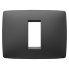 GEWISS - PLACCA ONE - IN TECNOPOLIMERO VERNICIATO - 1 POSTO - NERO SATINATO - CHORUSMART GW16101VN
