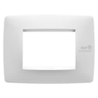 GEWISS - PLACCA ONE - IN TECNOPOLIMERO - 3 POSTI - BIANCO - ANTIBATTERICO - CHORUSMART