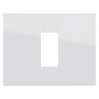 GEWISS - PLACCA GEO - IN TECNOPOLIMERO - 1 POSTO - BIANCO - CHORUSMART GW16401TB
