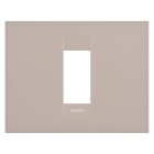 GEWISS - PLACCA GEO - IN TECNOPOLIMERO - 1 POSTO - CANAPA - CHORUSMART GW16401TC