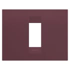 GEWISS - PLACCA GEO - IN TECNOPOLIMERO VERNICIATO - 1 POSTO - TUSCAN RED - CHORUSMART GW16401VD