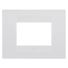 GEWISS - PLACCA GEO - IN TECNOPOLIMERO VERNICIATO - 3 POSTI - BIANCO SATINATO - CHORUSMART GW16403VW