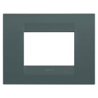 GEWISS - PLACCA GEO - IN TECNOPOLIMERO VERNICIATO - 3 POSTI - OTTANIO - CHORUSMART