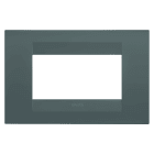 GEWISS - PLACCA GEO - IN TECNOPOLIMERO VERNICIATO - 4 POSTI - OTTANIO - CHORUSMART GW16404VZ