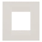 GEWISS - PLACCA GEO INTERNATIONAL - IN TECNOPOLIMERO - 2 POSTI - AVORIO - CHORUSMART GW16422TI