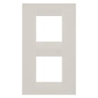GEWISS - PLACCA GEO INTERNATIONAL - IN TECNOPOLIMERO - 2+2 POSTI VERTICALE - AVORIO- CHORUSMART GW16424TI