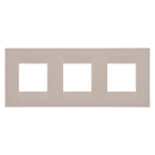 GEWISS - PLACCA GEO INTERNATIONAL - IN TECNOPOLIMERO - 2+2+2 POSTI ORIZZONTALE - CANAPA - CHORUSMART GW16426TC