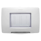 GEWISS - PLACCA STAGNA STANDARD ITALIANO - 3 POSTI IP55 - BIANCO - CHORUSMART