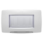 GEWISS - PLACCA STAGNA STANDARD ITALIANO - 4 POSTI IP55 - BIANCO - CHORUSMART