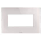 GEWISS - PLACCA ICE - IN VETRO - 4 POSTI - NATURAL BEIGE - CHORUSMART