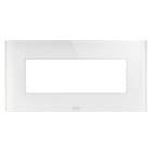 GEWISS - PLACCA ICE - IN VETRO - 6 POSTI - BIANCO - CHORUSMART