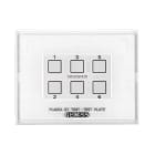 GEWISS - PLACCA TEST PER MODULI PULSANTIERA TOUCH KNX E EASY 6 CANALI CON SIMBOLI INTERCAMBIABILI - CHORUSMART GW16950