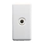 GEWISS - USCITA CAVO 1 POSTO - DIAMETRO 4 E 8 mm - 1 MODULO - SYSTEM WHITE