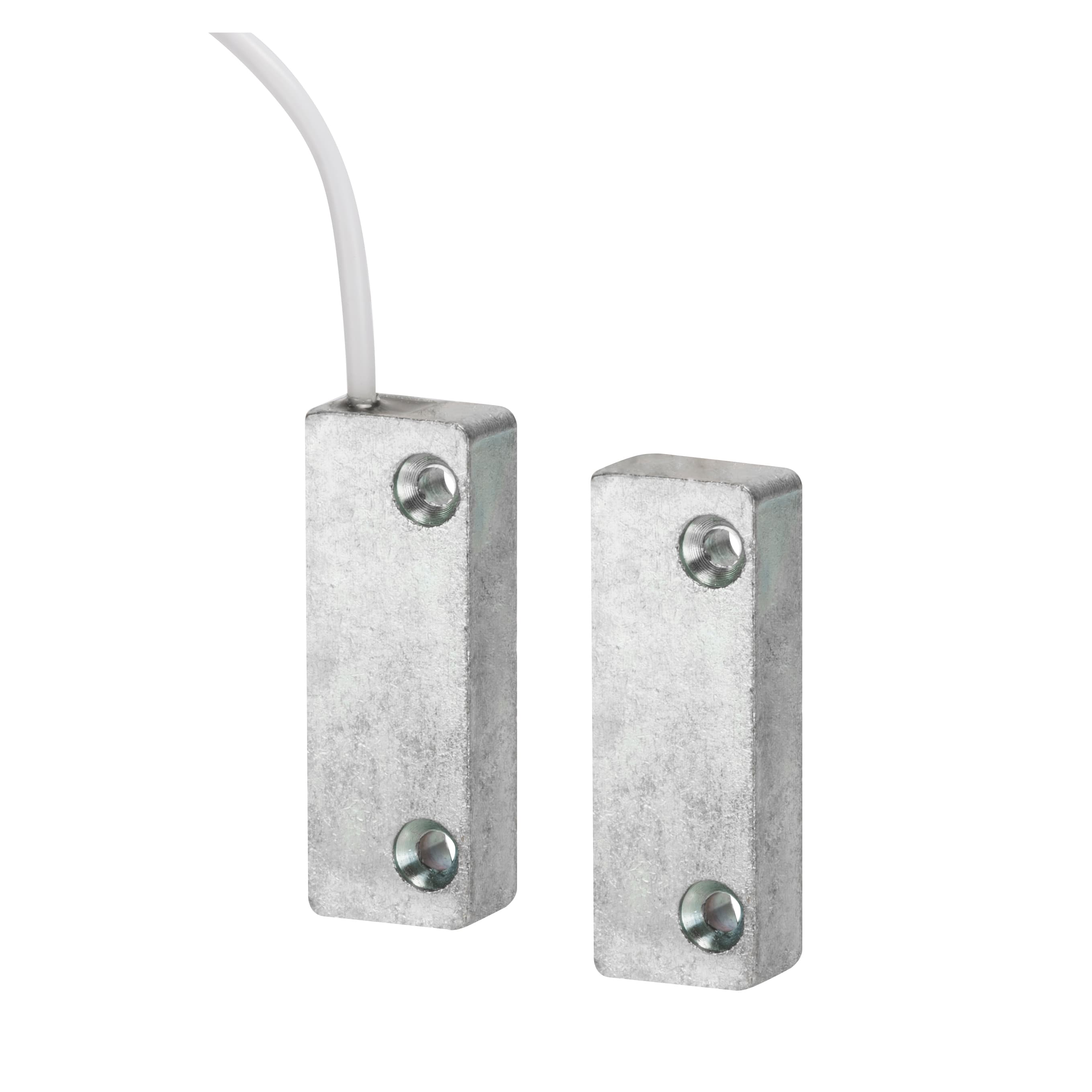 GEWISS - CONTATTO MAGNETICO A VISTA - IN METALLO - INSTALLAZIONE A PARETE - ANTINTRUSIONE A RADIOFREQUENZA - ALLUMINIO GW20495