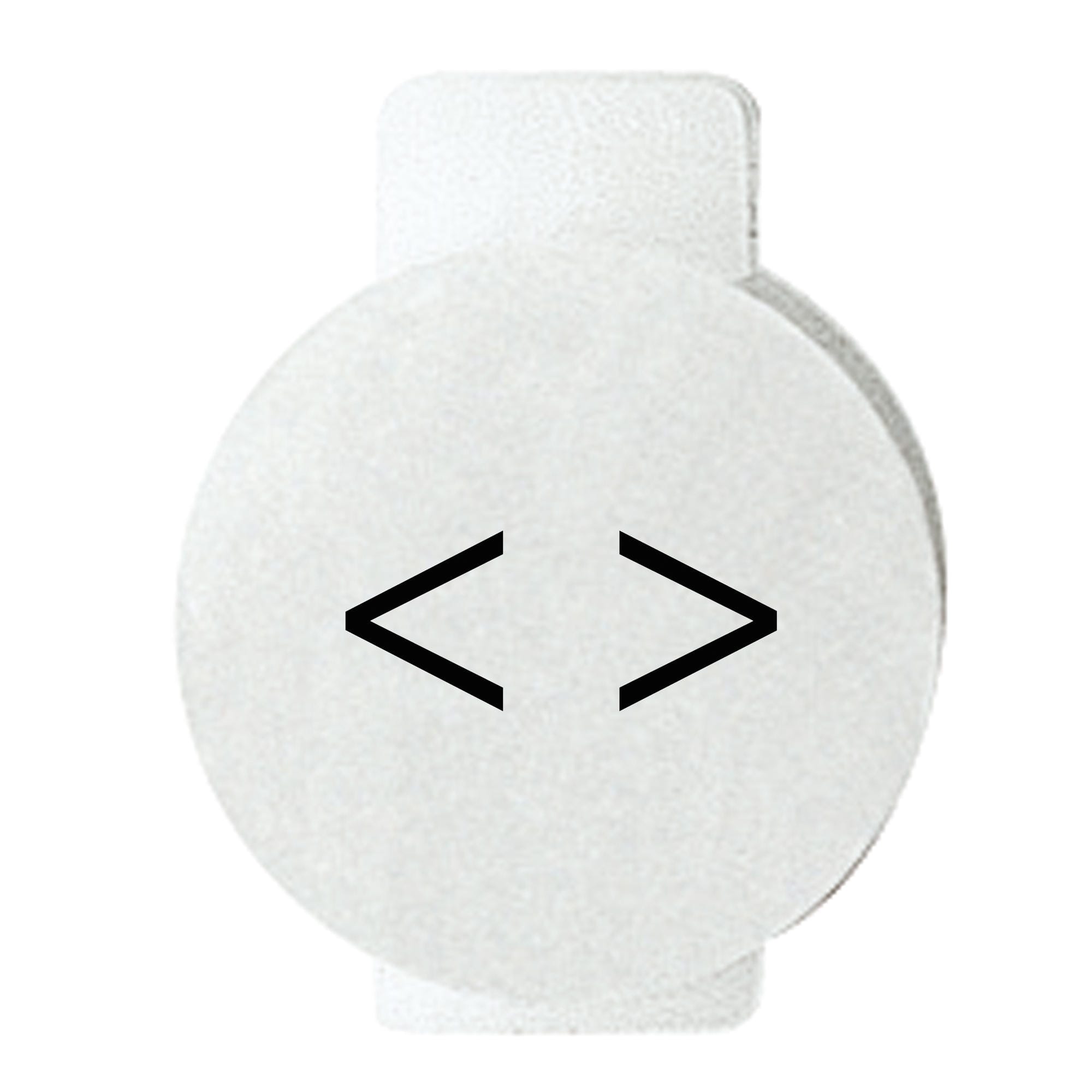 GEWISS - LENTE CON SIMBOLO ILLUMINABILE PER APPARECCHI DI COMANDO - FRECCE APERTURA - SIMBOLO FRECCE APERTURA - SYSTEM GW20592