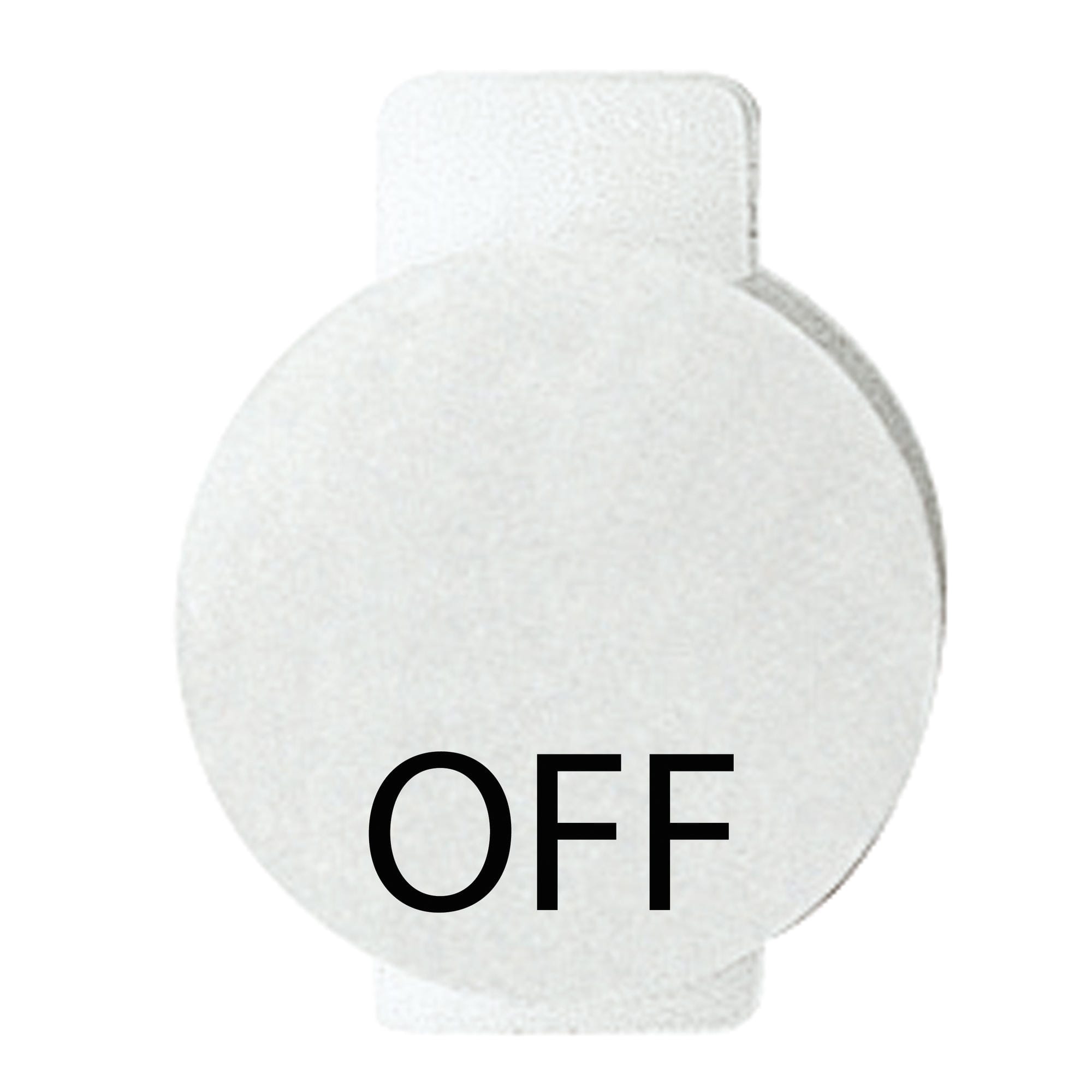 GEWISS - LENTE CON SIMBOLO ILLUMINABILE PER APPARECCHI DI COMANDO - SPENTO - SIMBOLO OFF - SYSTEM GW20594