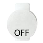 GEWISS - LENTE CON SIMBOLO ILLUMINABILE PER APPARECCHI DI COMANDO - SPENTO - SIMBOLO OFF - SYSTEM