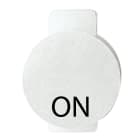 GEWISS - LENTE CON SIMBOLO ILLUMINABILE PER APPARECCHI DI COMANDO - ACCESO - SIMBOLO ON - SYSTEM