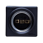 GEWISS - PORTALAMPADA E27 - MAX 40W - NERO - 2 MODULI - SYSTEM