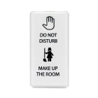 GEWISS - COMMUTATORE - 1P 10AX - NEUTRO - DND+MUR - 100W - 1 MODULO - SYSTEM WHITE