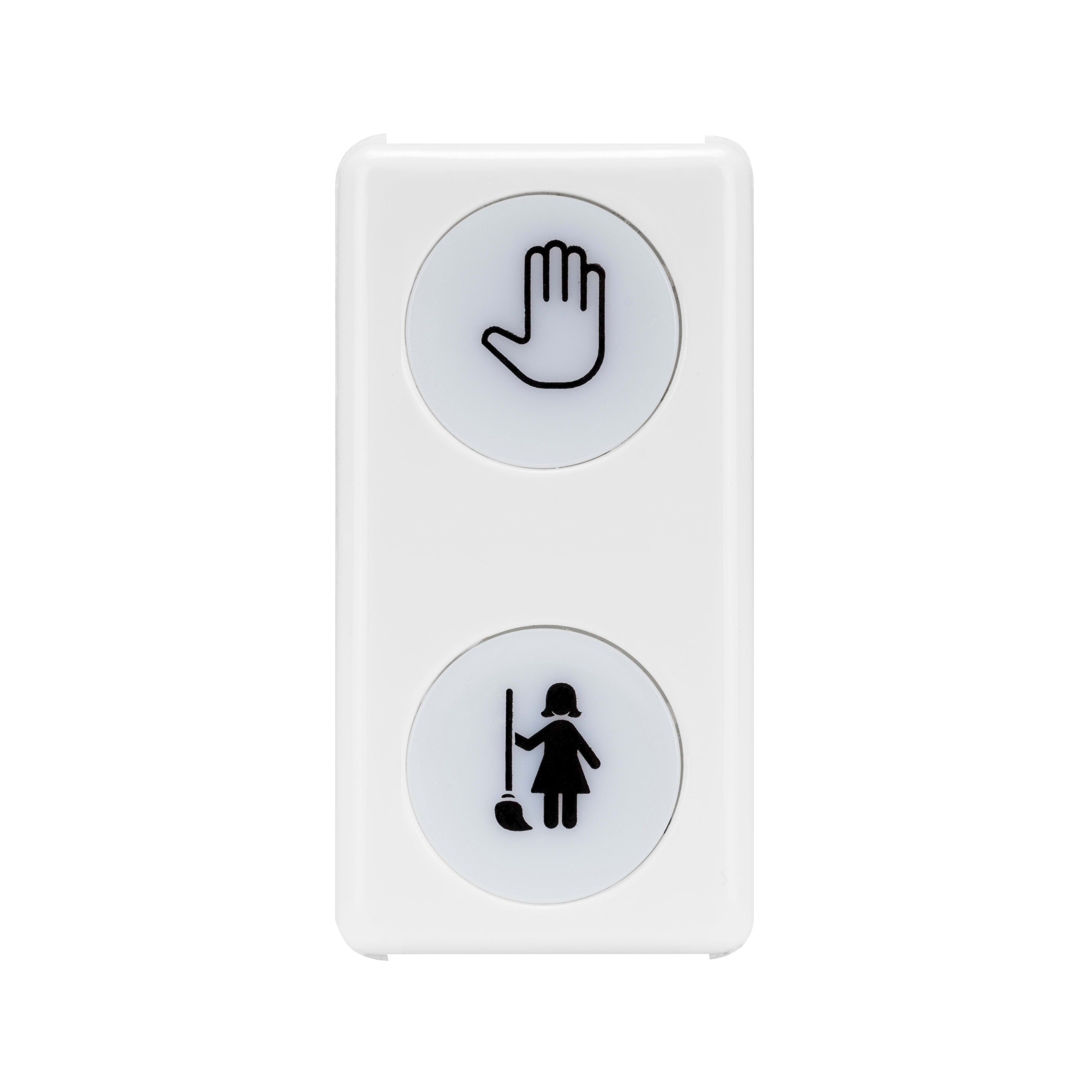 GEWISS - SPIA DI SEGNALAZIONE DOPPIA - OPALE - DND+MUR - 1 MODULO - SYSETEM WHITE GW20656