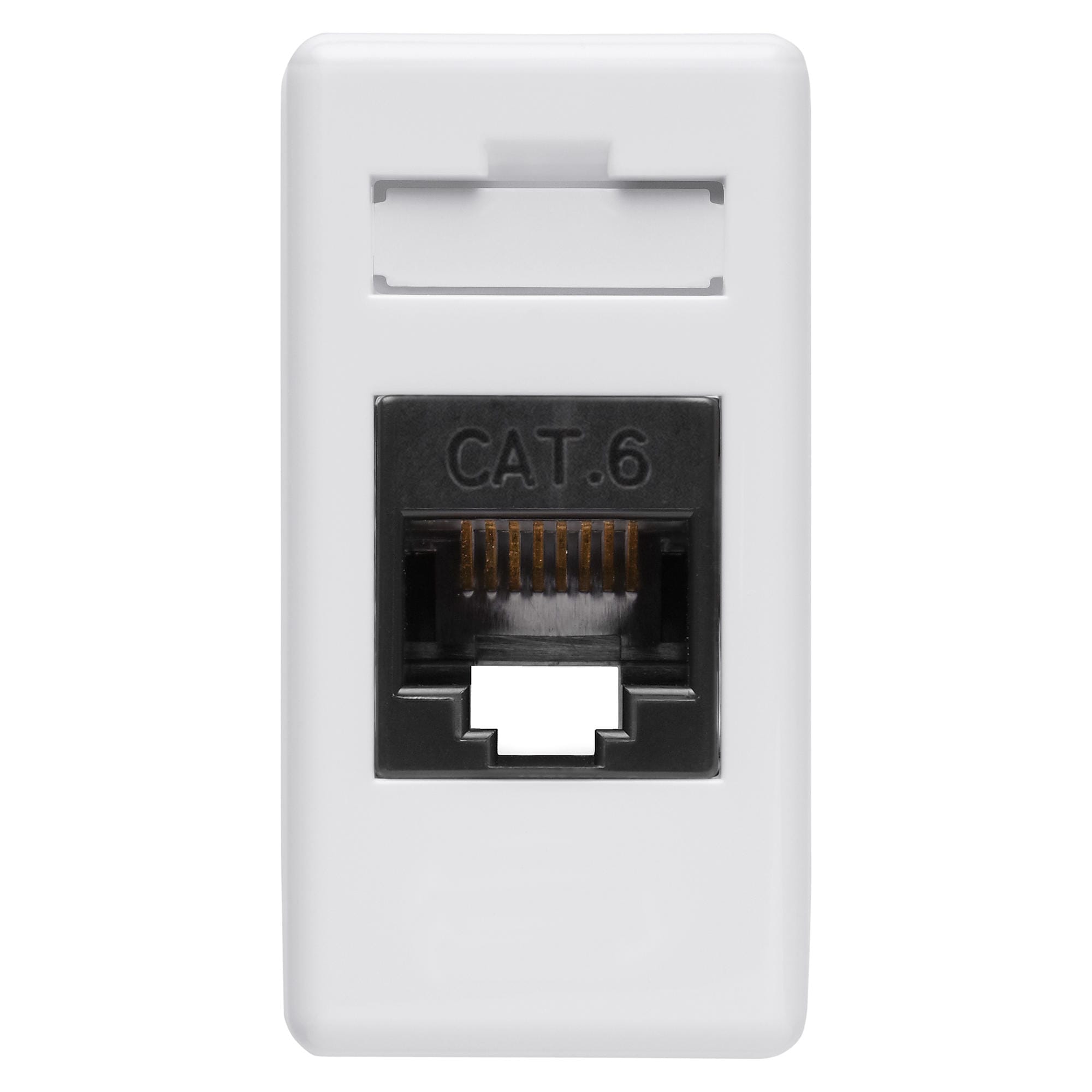 GEWISS - PRESA RJ45 - 4 COPPIE - CATEGORIA 6 - UTP - TOOLLESS - 1 MODULO - SYSTEM WHITE GW20685