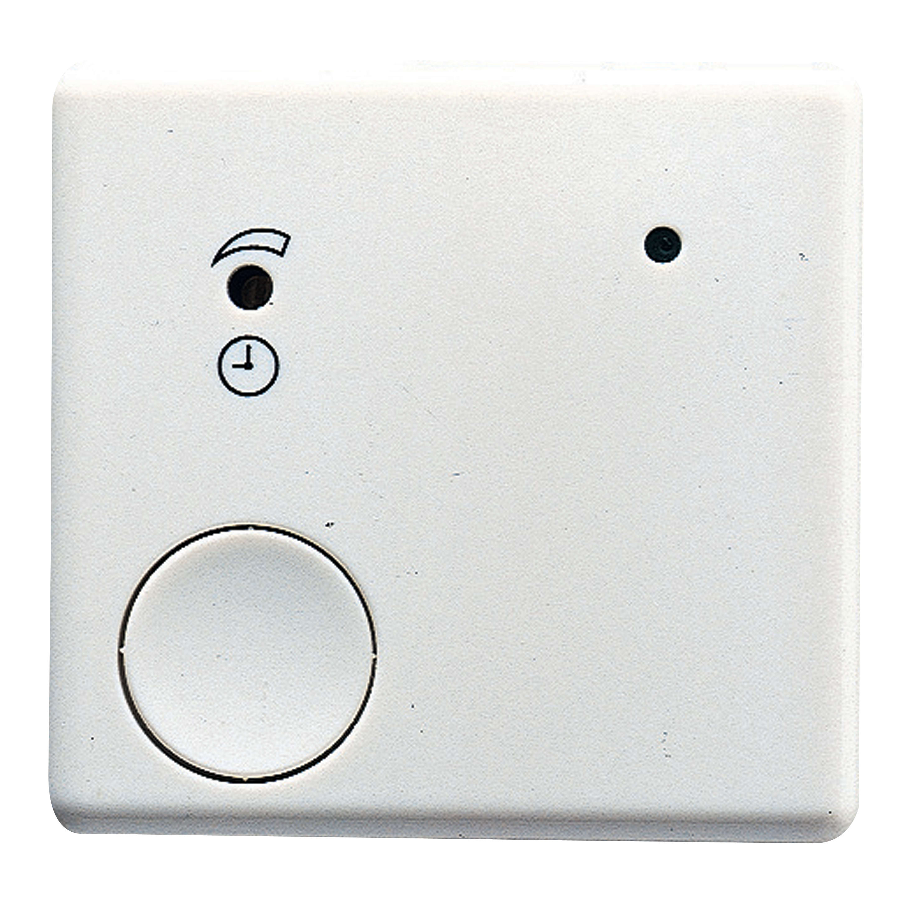 GEWISS - PULSANTE ELETTRONICO TEMPORIZZATO CON INGRESSO PER COMANDO A DISTANZA - 230V ac 50/60Hz - 30s-15min - 2 MODULI- SYSTEM WHITE GW20810