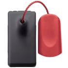 GEWISS - PULSANTE BIPOLARE 250V ac - NA 10A - A TIRANTE - 1 MODULO - SYSTEM BLACK GW21518