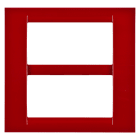 GEWISS - PLACCA VIRNA - IN TECNOPOLIMERO FINITURA LUCIDA - 8 POSTI (4+4 SOVRAPPOSTI) - AMARANTO CLASSICO - SYSTEM GW22137