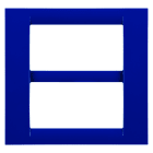 GEWISS - PLACCA VIRNA - IN TECNOPOLIMERO FINITURA LUCIDA - 8 POSTI (4+4 SOVRAPPOSTI) - BLU JAZZ - SYSTEM GW22177