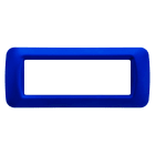 GEWISS - PLACCA TOP SYSTEM - IN TECNOPOLIMERO FINITURA LUCIDA - 6 POSTI - BLU JAZZ - SYSTEM GW22576