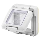 GEWISS - COMBI IN - CALOTTA STAGNA 2 POSTI - SYSTEM - IP55 - GRIGIO RAL 7035