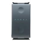 GEWISS - INTERRUTTORE UNIPOLARE 250V ac - 16AX ILLUMINABILE - LOCALIZZAZIONE NOTTURNA - 1 MODULO - PLAYBUS GW30002