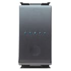 GEWISS - PULSANTE UNIPOLARE 250V ac - NA 16A ILLUMINABILE - LOCALIZZAZIONE NOTTURNA - 1 MODULO - PLAYBUS