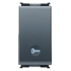 GEWISS - PULSANTE UNIPOLARE 250V ac - NA 16A ILLUMINABILE - CON SIMBOLO 'CHIAVE' - 1 MODULO - PLAYBUS