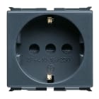 GEWISS - PRESA STANDARD ITALIANO-TEDESCO 250V ac - 2P+T 16A - P30 - 2 MODULI - PLAYBUS GW30210