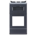 GEWISS - CONTENITORE VUOTO PREDISPOSTO PER ALLOGGIAMENTO CONNETTORI - SYSTIMAX COMMSCOPE - 1 MODULO - PLAYBUS GW30286