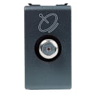 GEWISS - PRESA COASSIALE TV/SAT SCHERMATURA CLASSE A - CONNETTORE F FEMMINA - PASSANTE 5 dB - 1 MODULO - PLAYBUS