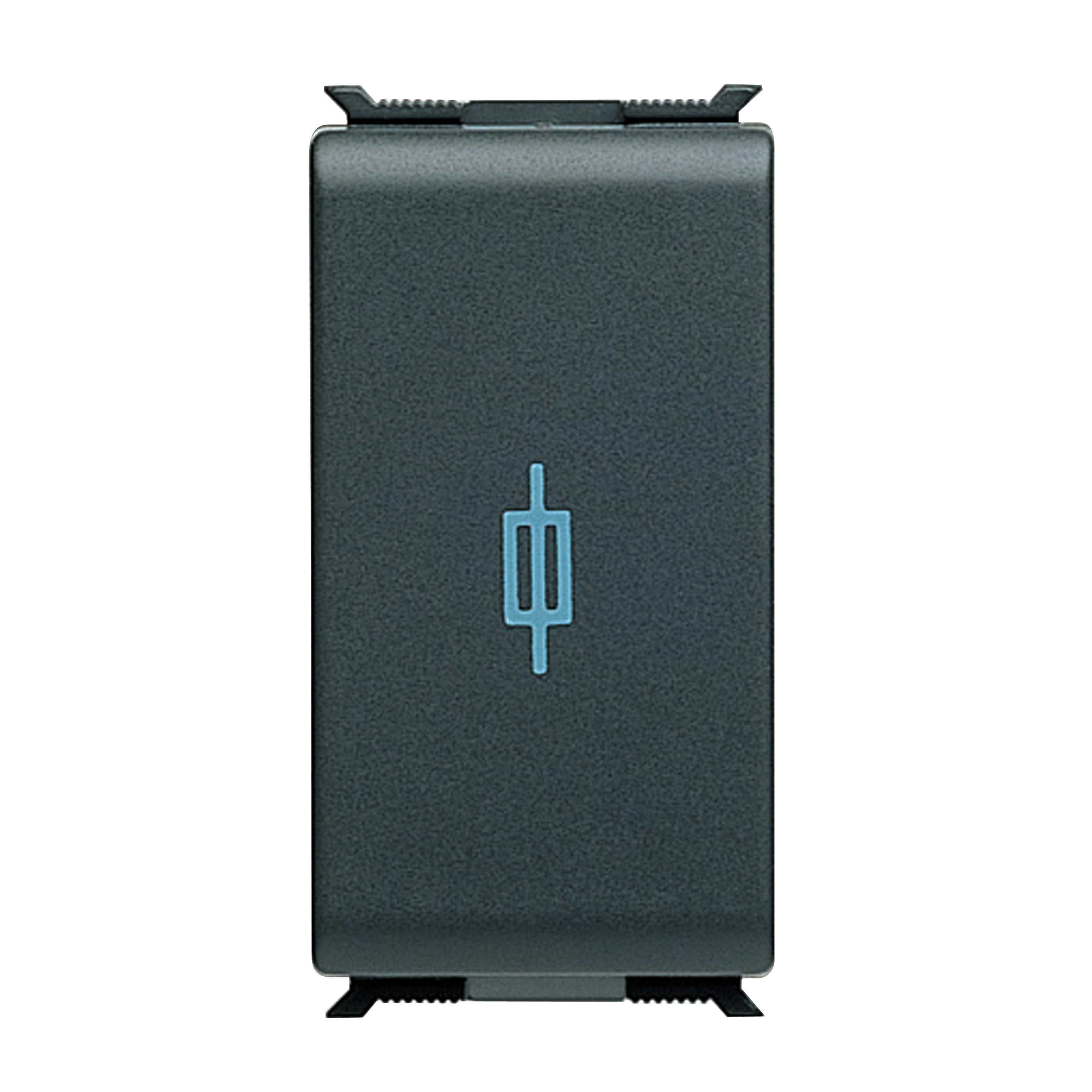 GEWISS - PORTAFUSIBILE - PER FUSIBILE 6,3X32mm - 16A - 250V - 1 MODULO - PLAYBUS GW30360