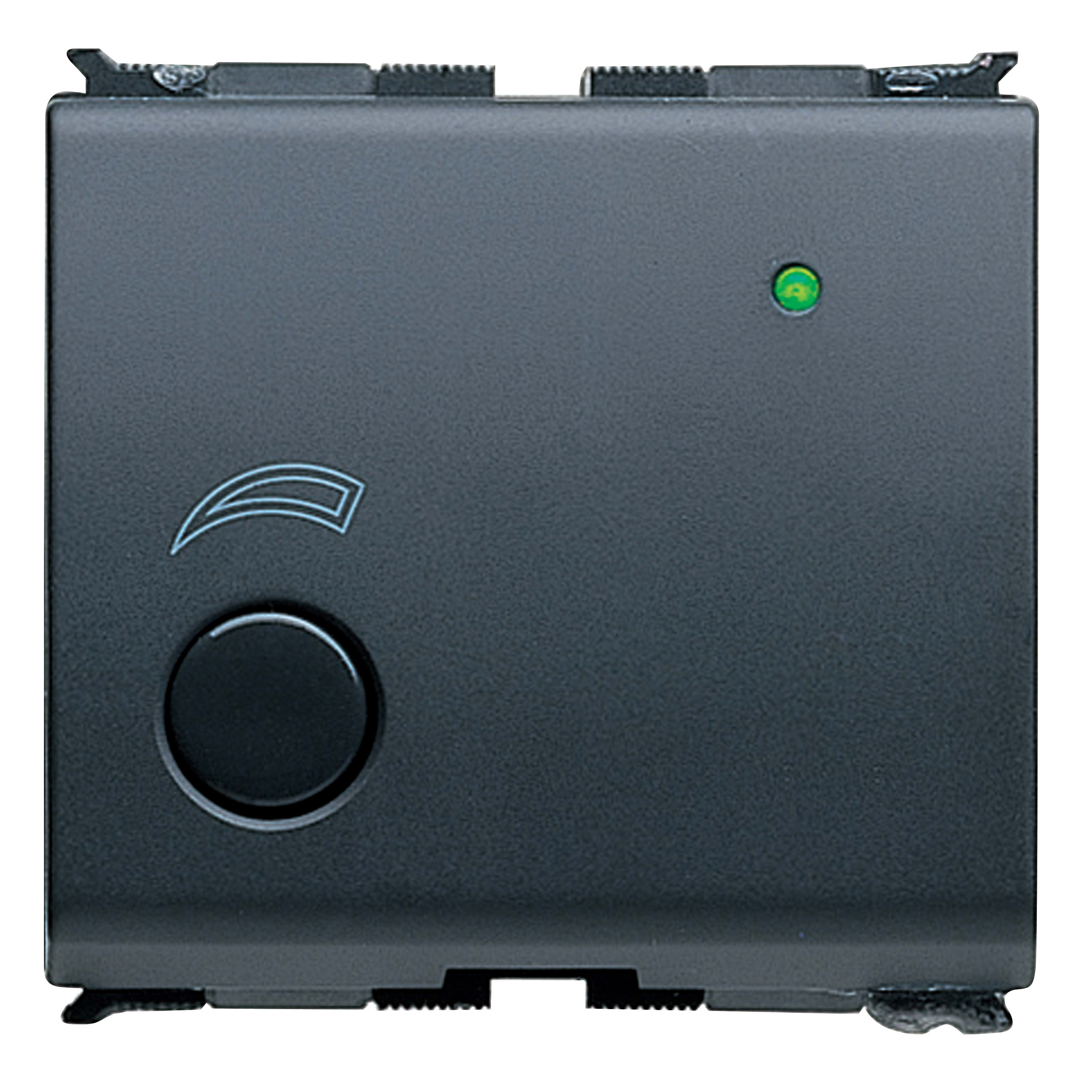 GEWISS - REGOLATORE ELETTRONICO - CARICHI RESISTIVI-INDUTTIVI - A PULSANTE - 2 MODULI - PLAYBUS GW30401