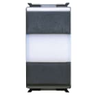 GEWISS - SPIA DI SEGNALAZIONE - 12/24/250 V - SINGOLA - TRASPARENTE - 1 MODULO - PLAYBUS GW30614