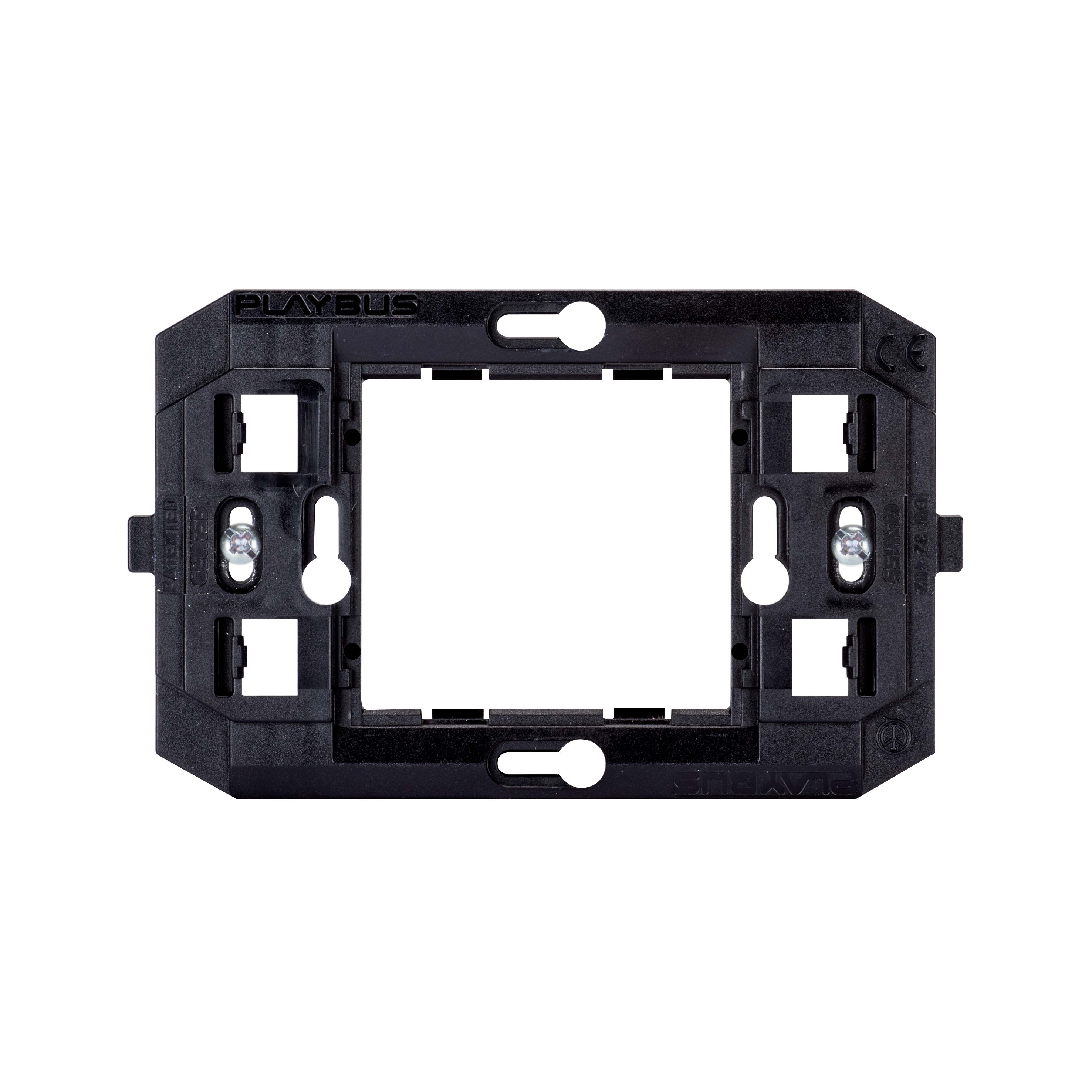 GEWISS - SUPPORTO IN MATERIALE ISOLANTE PER INSTALLAZIONE PLACCHE PLAYBUS/PLAYBUS YOUNG - 2 POSTI - BLU - PLAYBUS GW32402