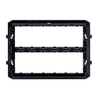 GEWISS - SUPPORTO IN MATERIALE ISOLANTE PER INSTALLAZIONE PLACCHE PLAYBUS/PLAYBUS YOUNG - 12 POSTI (6+6 SOVRAPPOSTI) - BLU - PLAYBUS